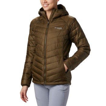 Columbia Ženske Jakne - Snow Country Hooded Maslinasto Zelene | IWYE-59074